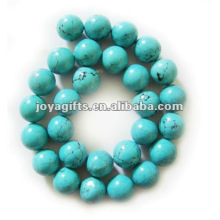 14MM Magnesite turquesa contas redondas